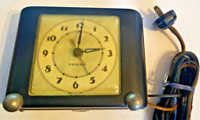 VINTAGE WESTCLOX ART DECO ELECTRIC CLOCK, LOOKS GOOD DOESN'T RUN picture