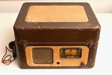 Vintage 1940s/1950s Wards Airline Radio Blank Record Recorder 14BR-629A w/ Mic picture