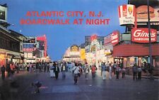 Atlantic City NJ New Jersey Boardwalk KFC Kentucky Fried Chicken Vtg Postcard E4 picture