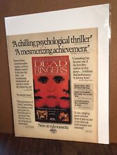 1989 DAVID CRONENBERG’S DEAD RINGERS Movie Promo Print Ad Excellent Color (MH215 picture