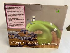 Vintage Mini Portable Sewing Machine NRFB Lime Green picture