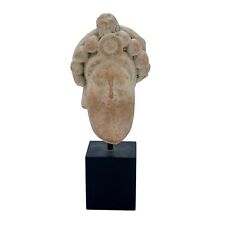 4th-2nd BC Ancient Greek Classical Hellenistic Period Terracotta Head on Stand picture
