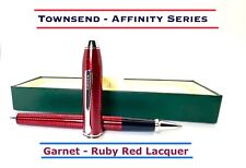Cross Townsend Rollerball “Garnet” Ruby Red Lacquer Silver Plated Accents. RARE picture