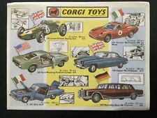 1960’s Iconic CORGI TOYS Catalogue of CORGI Item’s **((Reproduction))** picture