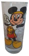 Vintage Disney Mickey Mouse Strong Olympic Athlete Belt Cup Drinking Glass picture