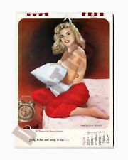 Januuary 1957 Glamour Girl Proverb Calender Jayne Mansfield 8x10 Photo picture
