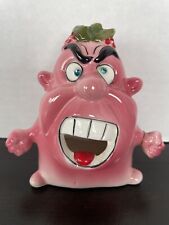 Vintage Collectable Kreiss Psycho Ceramic 1960’s Angry Pink Guy picture