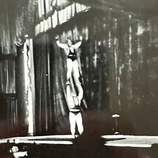VINTAGE PHOTO 1940s Strongman Acrobats Circus Or Vaudeville ORIGINAL SNAPSHOT picture