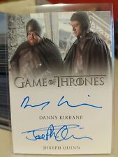 Game Of Thrones Inflexions Joseph Quinn Danny Kirrane Dual Autograph Card L 2019 picture
