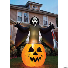 6' Ghost Face Pumpkin Lawn Inflatable Decoration Freeshiping picture