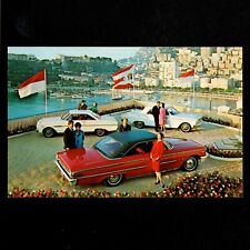 1963-1/2 Ford COMMAND PERFORMANCE Cars (3 Shown): Dealer Promo Postcard UNUSED picture