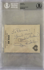 Don Rickles Autograph Signed Personal PostCard Las Vegas Hotel Beckett COA RARE picture