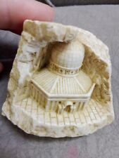 Collectibles Handmade The Dome of the Rock Carved Stone Palestinian Holy Land 88 picture