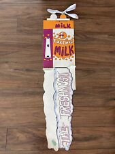 1970s Foremost Milk Sign Card Board Display Advertisement - Unused picture