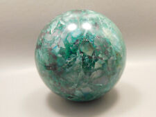Chrysocolla Malachite Stone Sphere 3 inch Arizona Ball #O4 picture