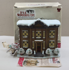 Enesco It's A Wonderful Life Christmas Village Bedford Falls City Hall Building picture