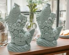 Set of Andrea by Sadek Fish Vases-Mint Green picture