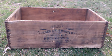 Old Wood Box Crate Jerman Pflueger & Kuehmsted Druggist Advertising Milwaukee Wi picture