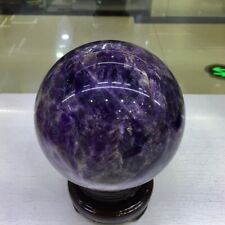 TOP 1pc Natural dreamy Amethyst Ball Quartz Crystal Sphere Healing 135mm L-309 picture