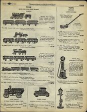 1929 PAPER AD Hubley Cast Iron Toy Pull Train Sets Coal Truck Ford Arcade Ford + picture