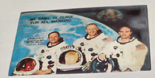 Apollo 11 3D Lenticular Neil Armstrong Buzz Aldrin Michael Collins 1969 Postcard picture