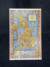 1950s Vintage Map of Royal Britain -The British Travel and Holiday picture