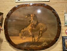 End of the trail Indian Wall Art w/ Belt buckle. picture