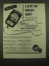 1947 DeJur Automatic Dual-Professional Exposure Meter Ad picture