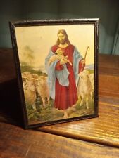 Antique Picture - Jesus the Shepherd Carrying The Lost Lamb - 4