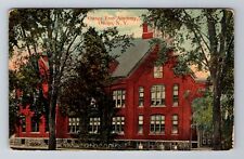Owego NY-New York, Owego Free Academy, Antique, Vintage Souvenir Postcard picture