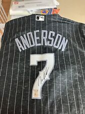 Tim Anderson City Connect Autographed Jersey picture