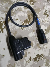 US PELTOR Black Connector U94/TCA-U94 PTT Adapter for PRC148 152 MBITR Radio picture