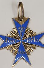 Imperial German World War I POUR LE MERITE Blue Max Neck Order Decoration picture