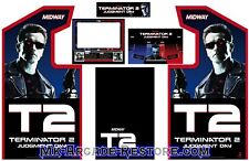 Terminator II T2 Side Art Arcade Cabinet Artwork Kit Graphics Decals Print picture