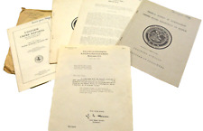 Scarce 1938 FBI Complete Package for New Recruit Prospect J.E. Hoover Signed picture