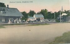 BRADFORD NH - Railroad Station Postcard picture