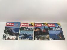 trains magazine 1986 lot of 4 picture