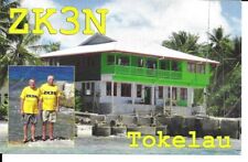 QSL 2013 Tokelau Island    radio card picture