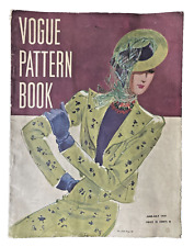 June-July 1939 VINTAGE VOGUE PATTERN BOOK_ART DECO Magazine picture