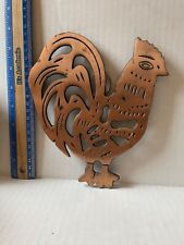 Cast Iron Cow~Cast Iron Rooster~Cast Iron Pig Wall Hanging Vintage picture