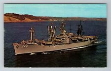 U.S.S. Paul Revere, US Naval Landing Personnel Transport  Vintage Postcard picture