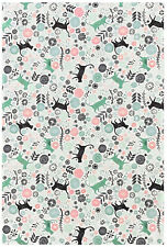 Kitchen Cats Cotton Tea Towel - Samuel Lamont Approx Size 72x48cm picture