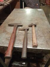 Vintage Lot Of Blacksmith Chipping Hammers picture