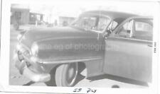 Vintage 60's FOUND PHOTO OF A 50's CLASSIC CAR bw  Original 011 7 Y picture
