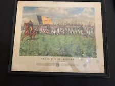 Vintage The Battle Of Chippewa Upper Canada War Art Print Framed picture
