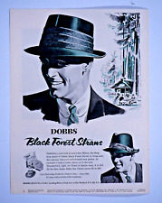 Dobb's Black Forest Straws Vintage 1955 Original Print Ad 8.5 x 11
