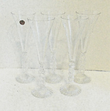4 Vintage Cristal d Arques  10 Inch Stem Liquor Glasses Millennium 2000 picture