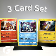 Pokemon 3 Legendary Dogs - Entei Suicune, Raikou - Holo Rare 3 Card Set picture