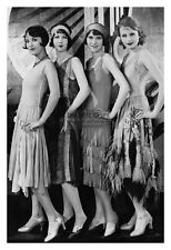 SEXY FLAPPER GIRLS VINTAGE 1920s 4X6 PHOTO picture