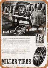 Metal Sign - 1937 Miller Tires -- Vintage Look picture